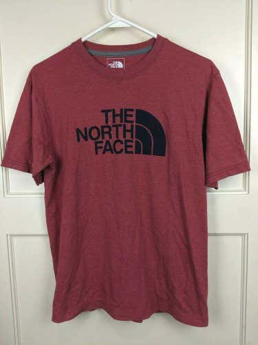 The North Face Red T-shirt Graphic Tee Crew Neck Short Sleeve Classic Fit Size S