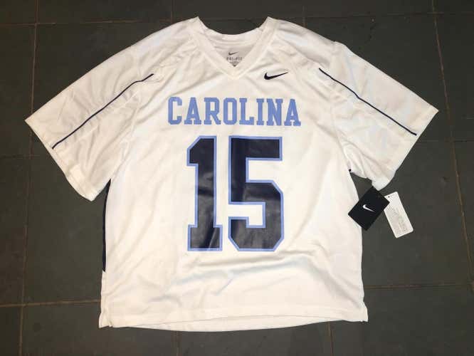 Nike UNC North Carolina Tar Heels #15 Lacrosse Game Jersey LG