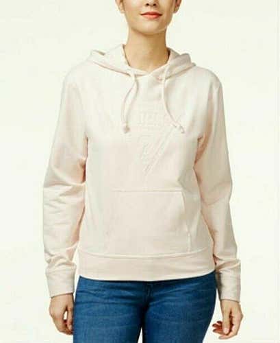 Guess Logo Faded Pink M Pullover Hoodie NWT