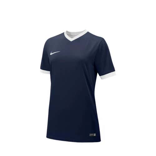 New Nike Women’s M Dri-Fit Striker IV Soccer Jersey Navy