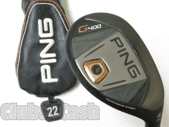 Ping G400 Hybrid 22* 4H TOUR 85 Regular Flex +Cover .. Clean  #36574