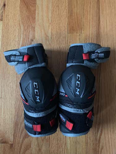 CCM JetSpeed FT390 Elbow Pads Junior Medium Like New