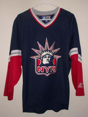 New York Rangers Vintage Hockey Jersey (Starter) (Adult-Medium)