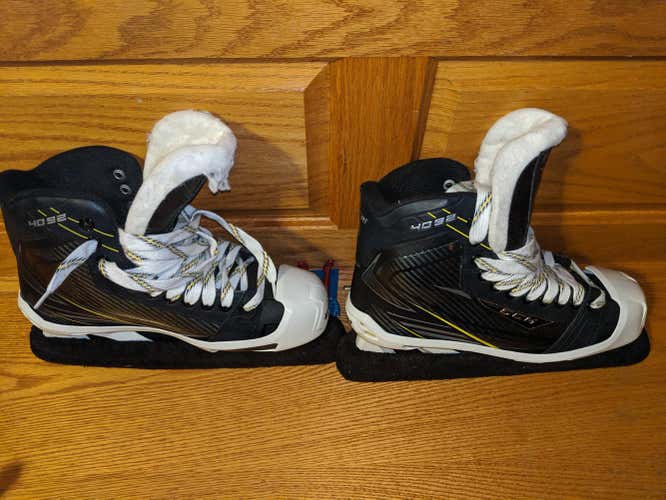 ***MINT*** CCM Tacks 4092 Hockey Goalie Skates Senior Size 8.5