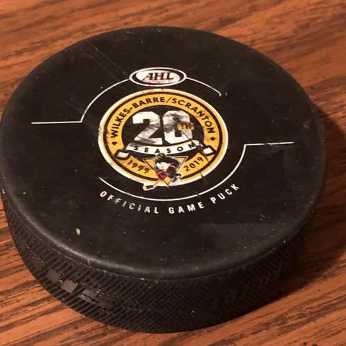 Wilkes-Barre/Scranton Penguins Game Puck
