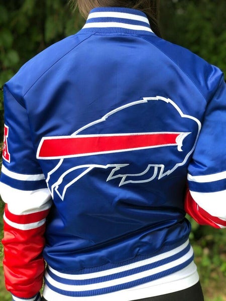 Starter Varsity Blue and Red Buffalo Bills Jacket - HJacket