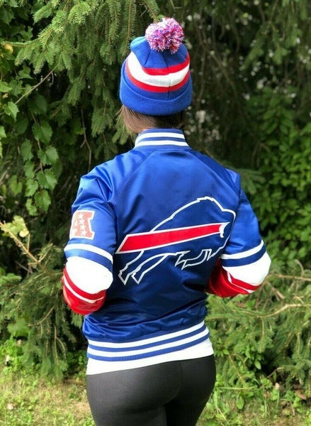 NFL Buffalo Bills Women's Starter Jacket, Royal Blue & Red [Super Rare]  Women S