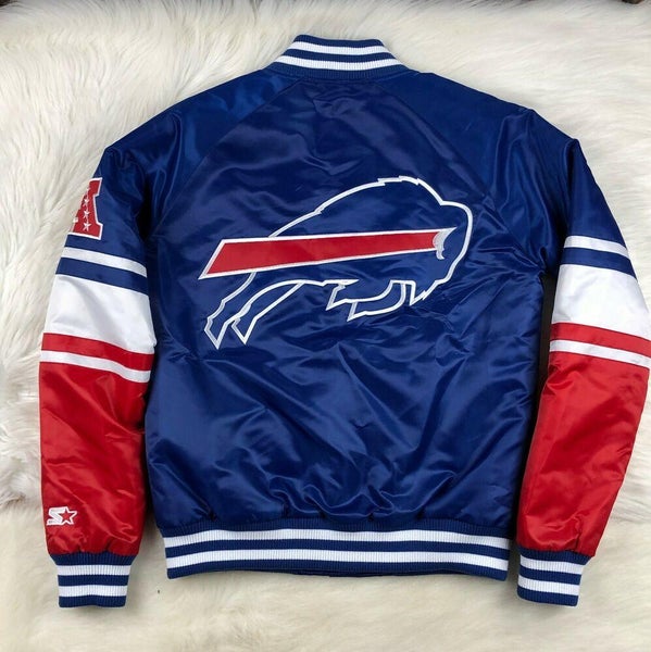 NFL Buffalo Bills Women's Starter Jacket, Royal Blue & Red [Super Rare]  Women S