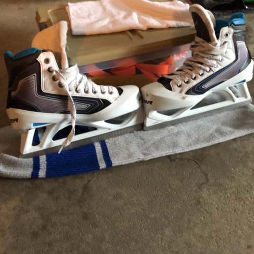 Reactor 7000 Hockey Goalie Skates Senior  Size 8.5