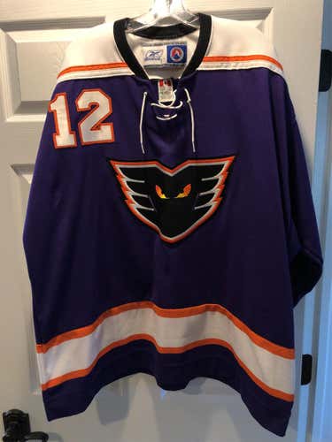 Philly PHANTOMS Reebok Jersey XXL.  Tie-down.  PURPLE