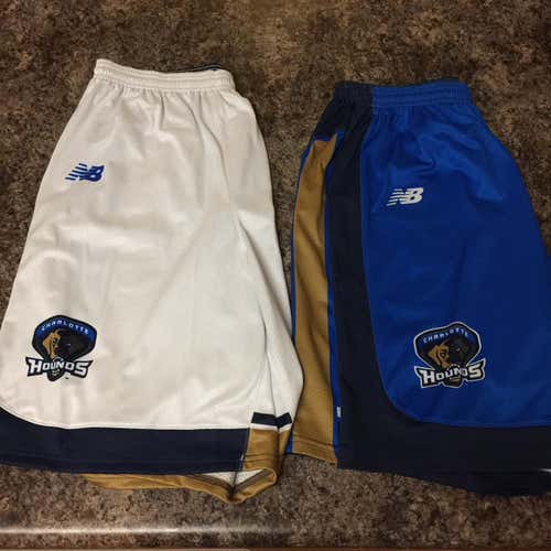 Authentic Charlotte Hounds Game Shorts (home & away)