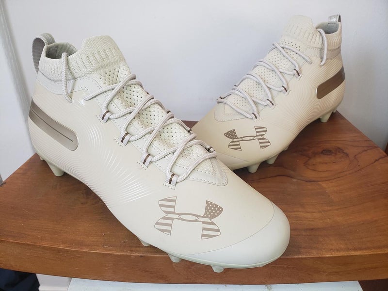 Under Armour Spotlight MC Football Cleats Khaki Brown Size 10.5 3022186-200