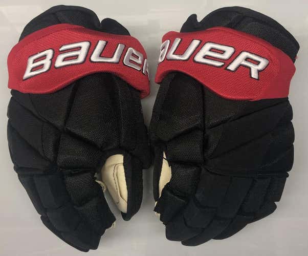 Bauer Vapor 1X Lite Pro Stock Custom Hockey Gloves 13" Huskies NEW (5420)