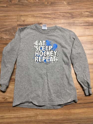 Eat Sleep Hockey Repeat T-shirt Youth Medium