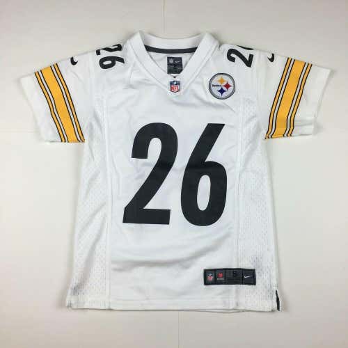 Nike Le'Veon Bell Pittsburgh Steelers Football Jersey #26 NFL White On Field Y S