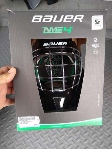 New Bauer NME 4 Goalie Mask Senior Pro Stock