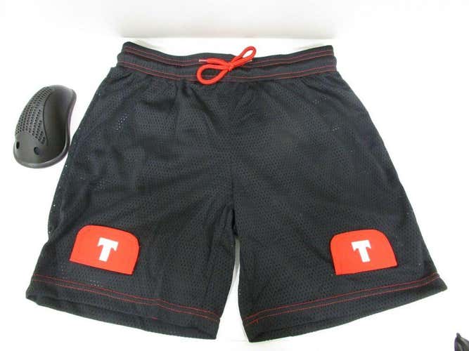 Tron Men`s Loose Fit Ice-Hockey Mesh Jock Shorts with Cup (Senior-Extra Large) No Trades