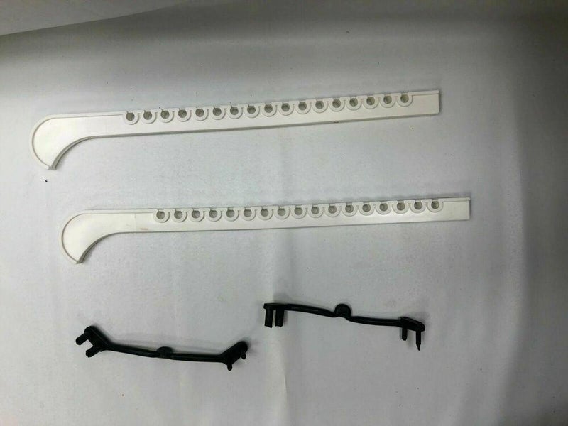 Adjustable Figure Skate Guards Hard Walking Bladeguards Blade Covers White*No Trades*