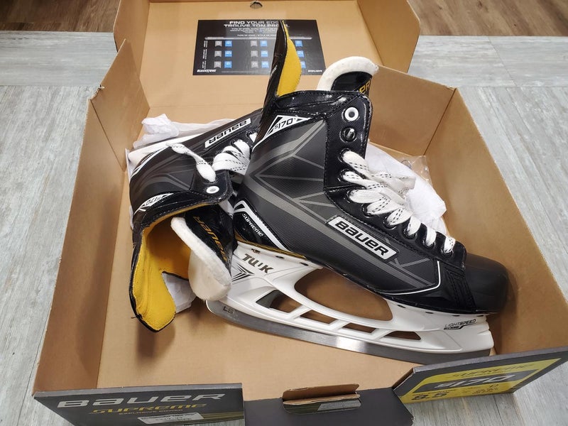 New Bauer Supreme S170 Hockey Skates Senior Size 8.5