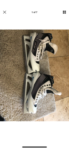 Bauer Reactor 4000 Hockey Goalie Skates Senior Size 11.5