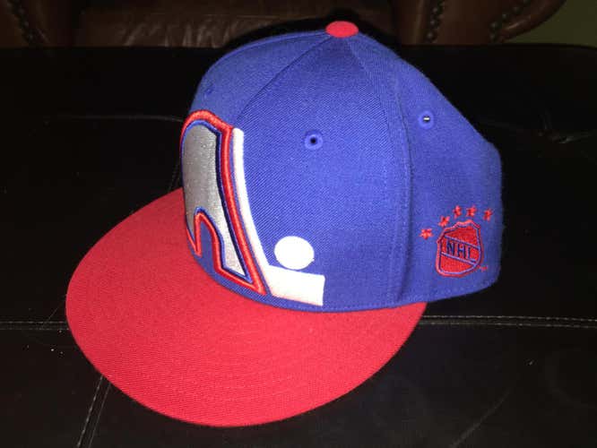 New Mitchell & Ness Quebec Nordiques Hat (Fitted - Size 7 1/2)