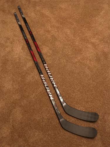 2x *New* Nexus 1N Hockey Stick Lefty Mid Senior Pro Stock
