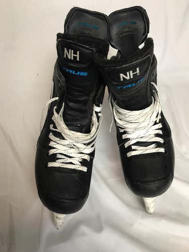 True Hockey Pro Stock Custom Skates Size 10 Tuuk Edge And Brand New Mirrored Steel