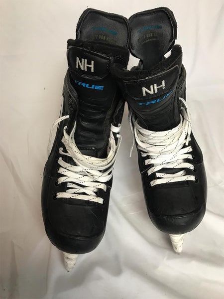 True Hockey Pro Stock Custom Skates Size 10 Tuuk Edge And Brand New Mirrored Steel