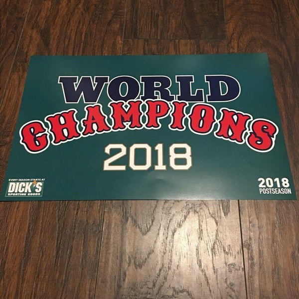 Boston Red Sox 2018 World Series Champion Shirt Men Medium Gildan