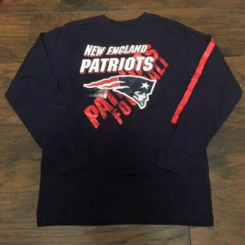 New England Patriots NFL Team Apparel Long Sleeve shirt size Youth Large 14-16