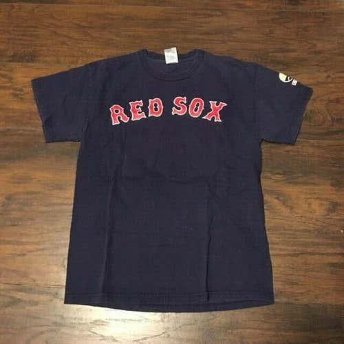 Dustin Pedroia Red Sox 2007 MLB World Series Name & Number Player Tee Shirt Sz M