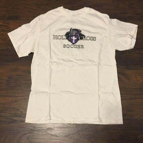 Holy Cross Crusaders Worcester, MA NCAA Soccer Adidas Team T-Shirt Sz Medium