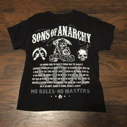 Sons of Anarchy SOFA No Rules No Masters TV Series shirt size Medium