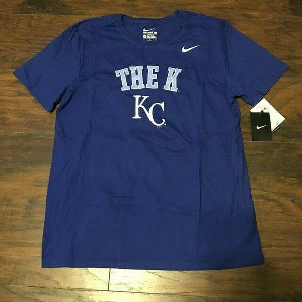 Kansas City Royals MLB The K Kauffman Stadium Nike Baseball Tee Shirt Sz  Lg