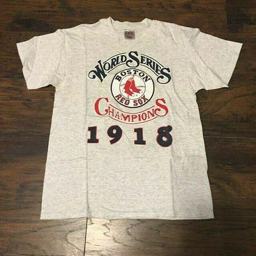 Boston Red Sox 1918 World Series Champions Oneita Vintage MLB Shirt Sz Large