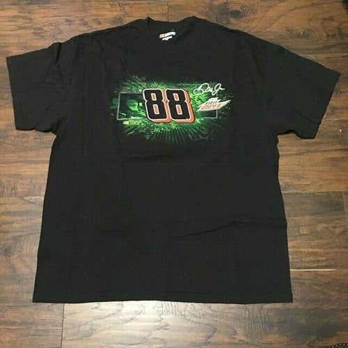 Dale Earnhardt Jr. #88 Mountain Dew NASCAR Racing Graphic Tee Shirt Sz XXL