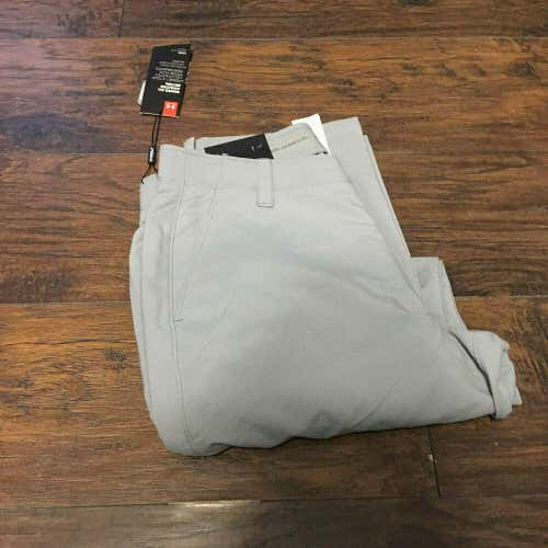 Under Armour Performance Gray Chino Pants size 34 x 34