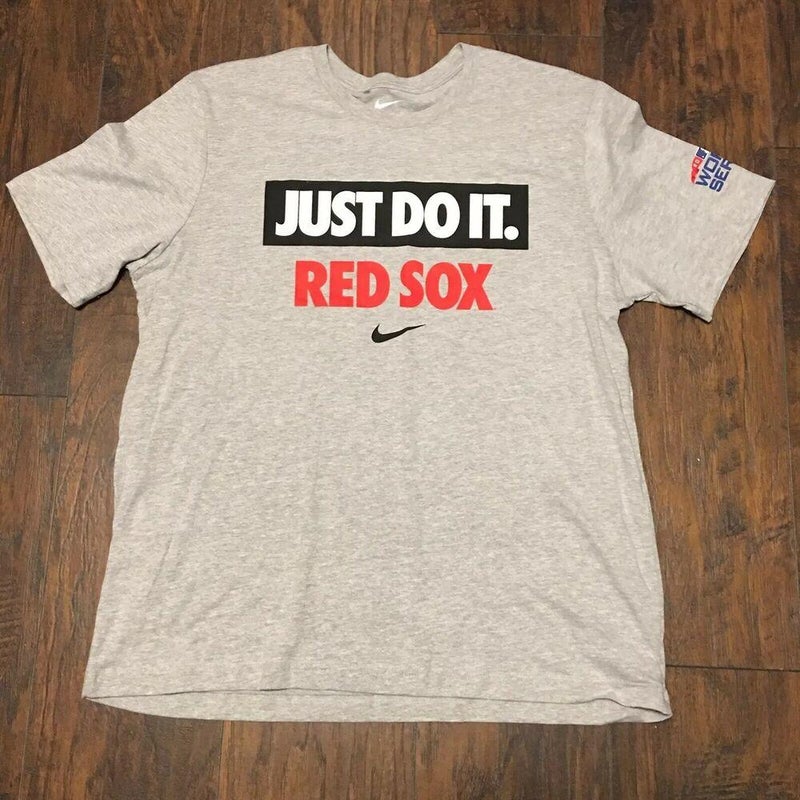 Boston Red Sox Grey Shirt XL - Mens XLarge Tee - MLB World Series