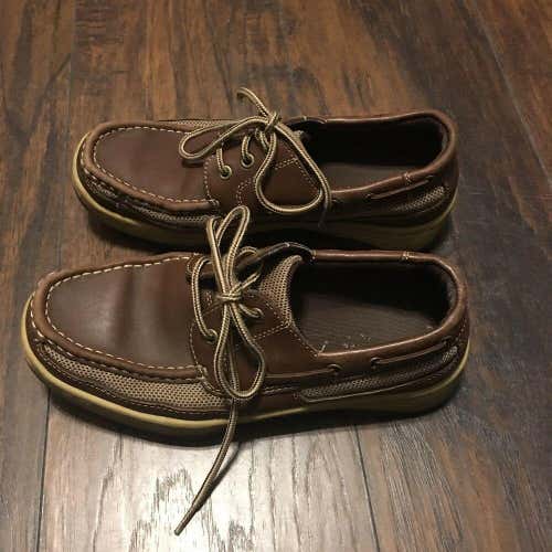Canyon River Blues Leather Loafers Boat Shoes  Brown/Beige Size 8