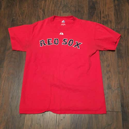 David Ortiz #34 Boston Red Sox Majestic Name and Number T-Shirt size Medium