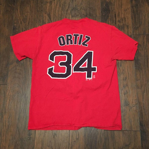 David Ortiz Boston Red Sox Majestic Women's Name & Number T-Shirt