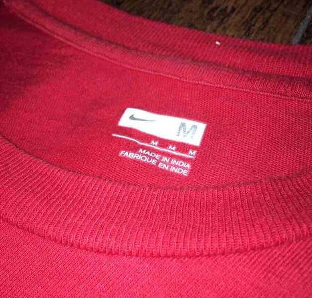 Nike Basketball Sportswear "Fresh" Red Graphic Sports Tee Shirt Size Medium