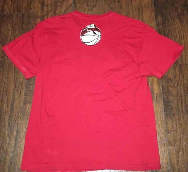 Nike Basketball Sportswear "Fresh" Red Graphic Sports Tee Shirt Size Medium