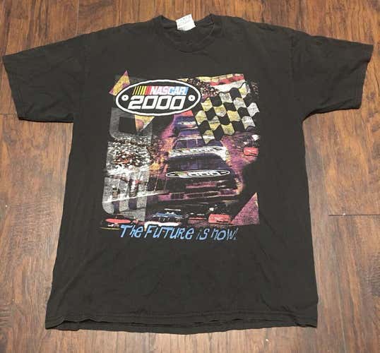 Nascar 2000 Vintage Winston Cup Series Competitors Schedule View Tee Shirt Sz Lg
