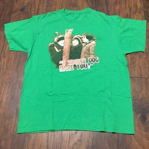 "I Triple Dog Dare You" A Christmas Story Movie Scene graphic Tee Sz Med/Lg