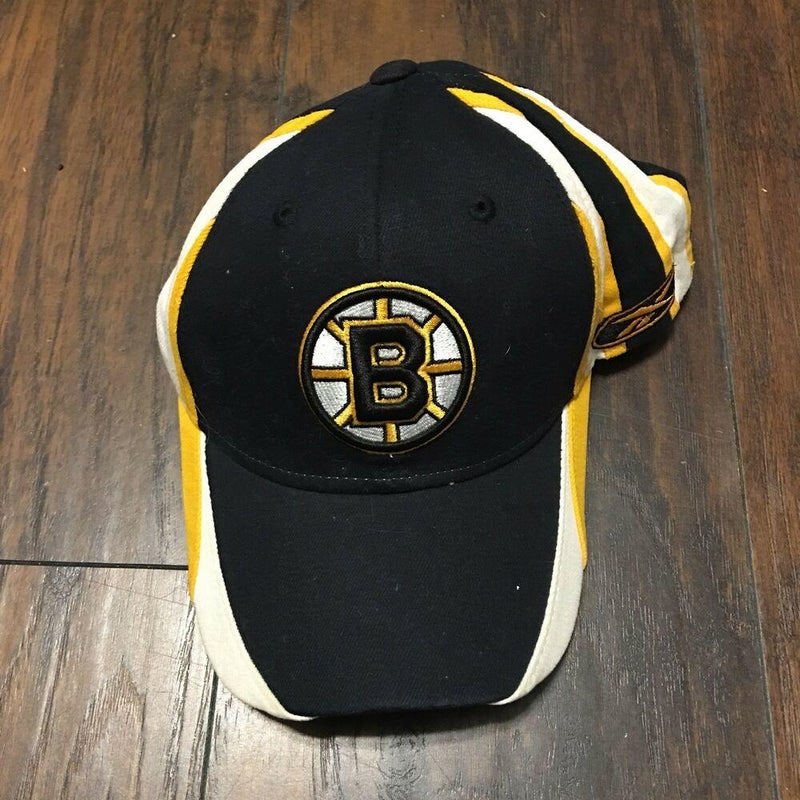Boston Bruins Reebok M435Z NHL TNT Flex Stretch Fit Hockey Cap Hat