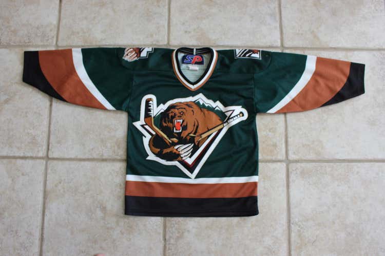 Utah Grizzlies AHL dark jersey Boy's S/M, good condition