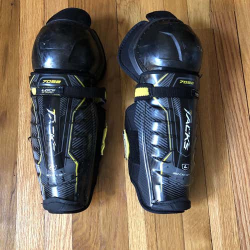 CCM Tacks 7092 Shin Pads Junior Used 12”