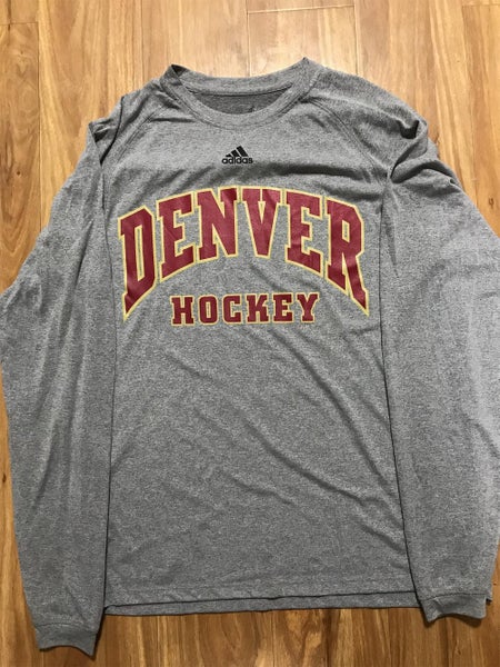 Adidas Climalite Denver University Hockey L/S Mens Large