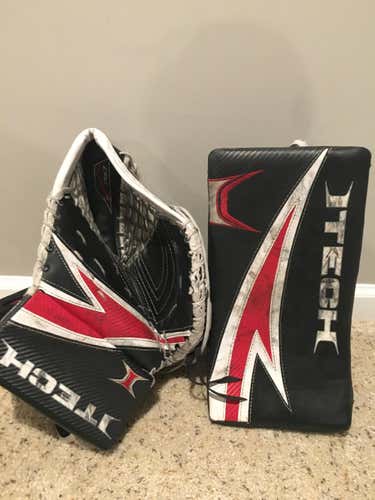 Itech SH RX7 SR Pro Goalie Gloves & Blockers Regular Senior